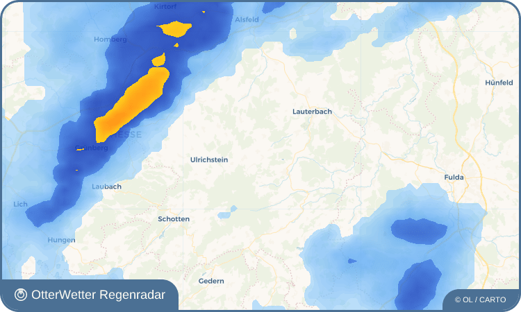 Widget-Vorschau für Eichenrod Wetter-Widget-Vorschau mit Vorhersagedaten für Eichenrod