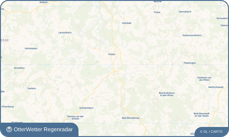 OtterWetter Regenradar-Widget Eichenzell