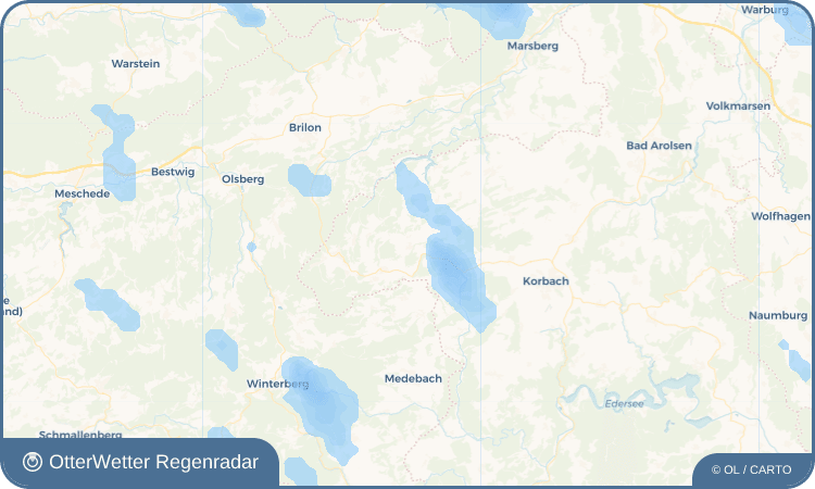 OtterWetter Regenradar-Widget Eimelrod