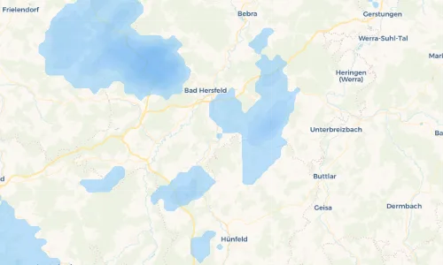 Regenradar Vorschaubild - Aktuelle Niederschläge in Eitra und Umgebung