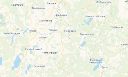 Regenradar-Vorschau: aktuelle Niederschläge in Elfershausen und Umgebung