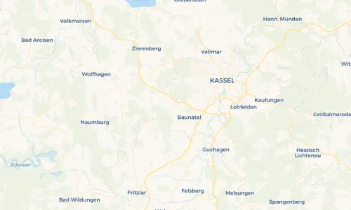 Regenradar Vorschaubild - Aktuelle Niederschläge in Elgershausen und Umgebung