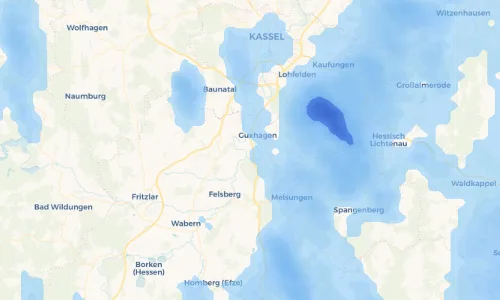 Regenradar Vorschaubild - Aktuelle Niederschläge in Ellenberg und Umgebung