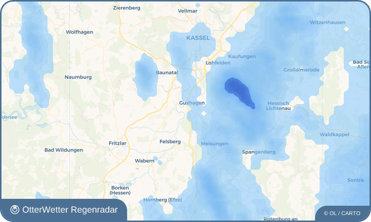Widget-Vorschau für Ellenberg Wetter-Widget-Vorschau mit Vorhersagedaten für Ellenberg