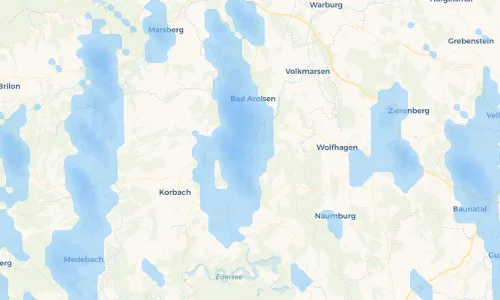 Regenradar Vorschaubild - Aktuelle Niederschläge in Elleringhausen und Umgebung