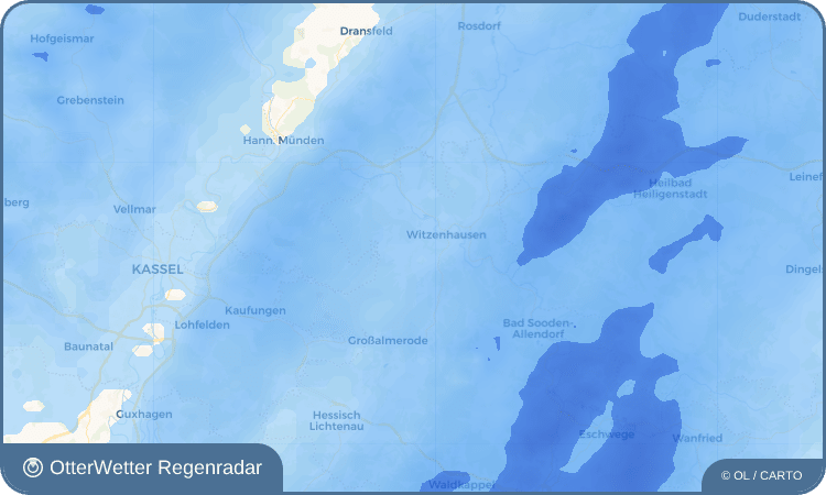 OtterWetter Regenradar-Widget Ellingerode