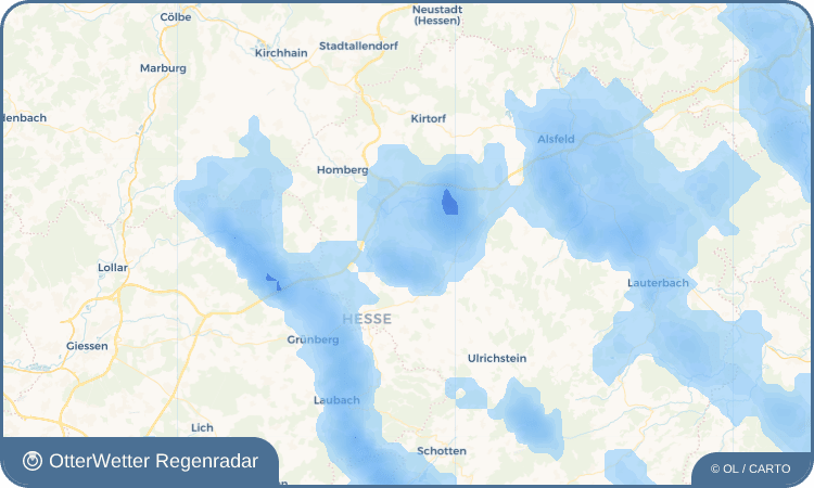 OtterWetter Regenradar-Widget Elpenrod