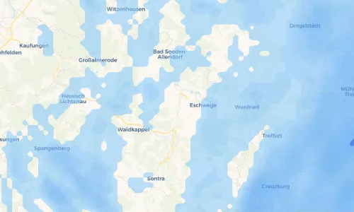 Regenradar Vorschaubild - Aktuelle Niederschläge in Eltmannshausen und Umgebung