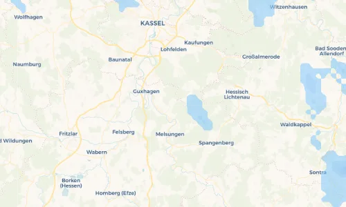 Regenradar Vorschaubild - Aktuelle Niederschläge in Empfershausen und Umgebung