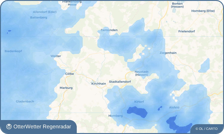 OtterWetter Regenradar-Widget Emsdorf