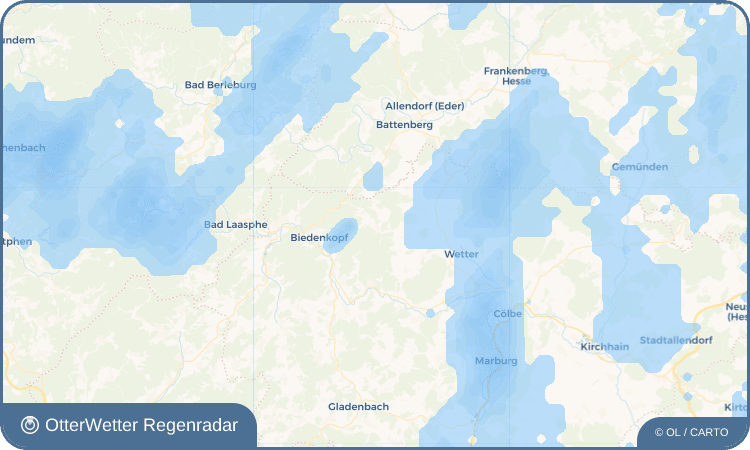 OtterWetter Regenradar-Widget Engelbach