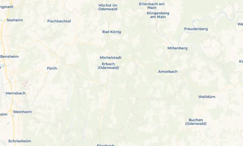 Regenradar Vorschaubild - Aktuelle Niederschläge in Erbuch und Umgebung