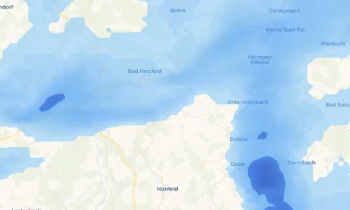 Regenradar-Vorschau: aktuelle Niederschläge in Erdmannrode und Umgebung
