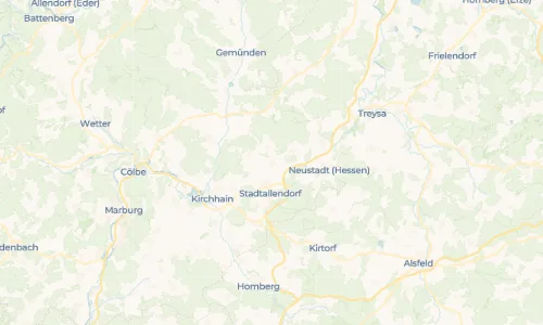 Regenradar Vorschaubild - Aktuelle Niederschläge in Erksdorf und Umgebung