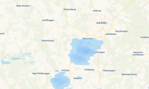 Regenradar Vorschaubild - Aktuelle Niederschläge in Ermetheis und Umgebung