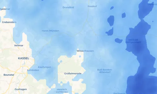 Regenradar Vorschaubild - Aktuelle Niederschläge in Ermschwerd und Umgebung