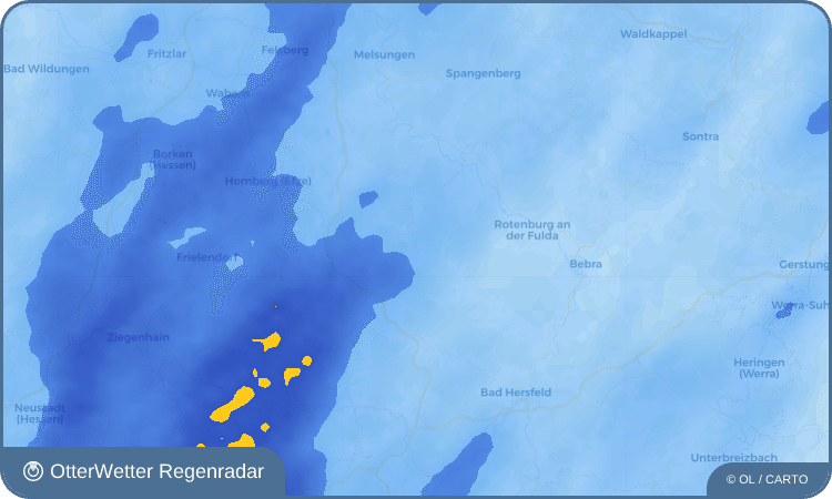 OtterWetter Regenradar-Widget Ersrode