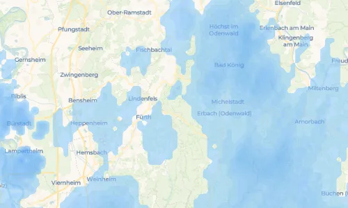 Regenradar Vorschaubild - Aktuelle Niederschläge in Erzbach und Umgebung