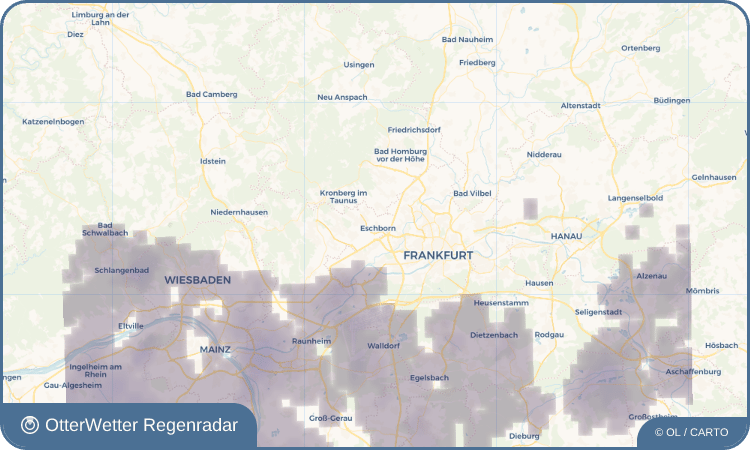 OtterWetter Regenradar-Widget Eschborn