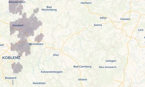 Regenradar Vorschaubild - Aktuelle Niederschläge in Eschenau und Umgebung