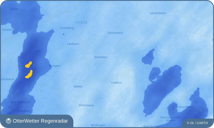 OtterWetter Regenradar-Widget Eschenrod