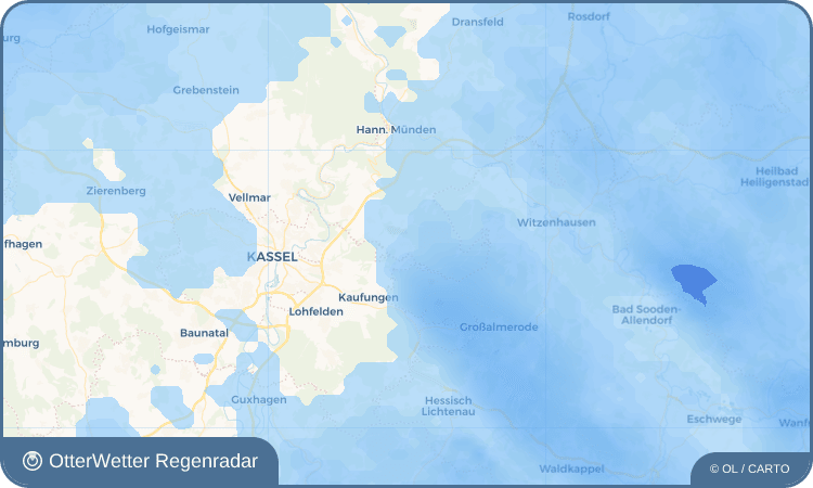 OtterWetter Regenradar-Widget Escherode