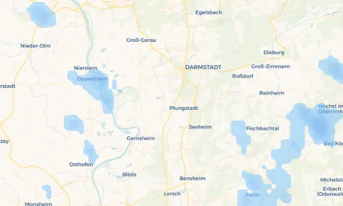 Regenradar Vorschaubild - Aktuelle Niederschläge in Eschollbrücken und Umgebung