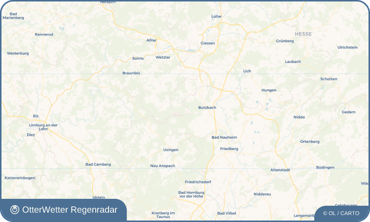OtterWetter Regenradar-Widget Espa