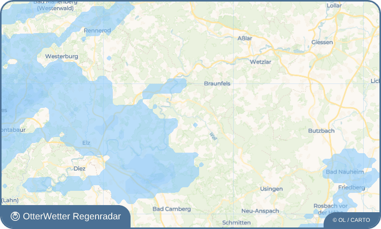 Wetter-Widget-Vorschau mit Vorhersagedaten für Essershausen