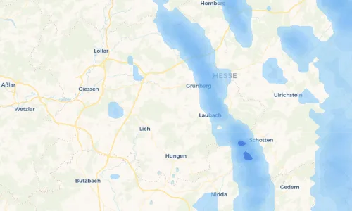 Regenradar Vorschaubild - Aktuelle Niederschläge in Ettingshausen und Umgebung