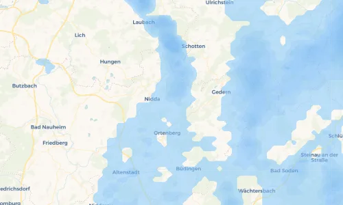 Regenradar Vorschaubild - Aktuelle Niederschläge in Fauerbach und Umgebung