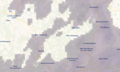 Regenradar Vorschaubild - Aktuelle Niederschläge in Finsternthal und Umgebung