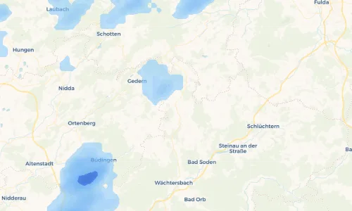 Regenradar Vorschaubild - Aktuelle Niederschläge in Fischborn und Umgebung