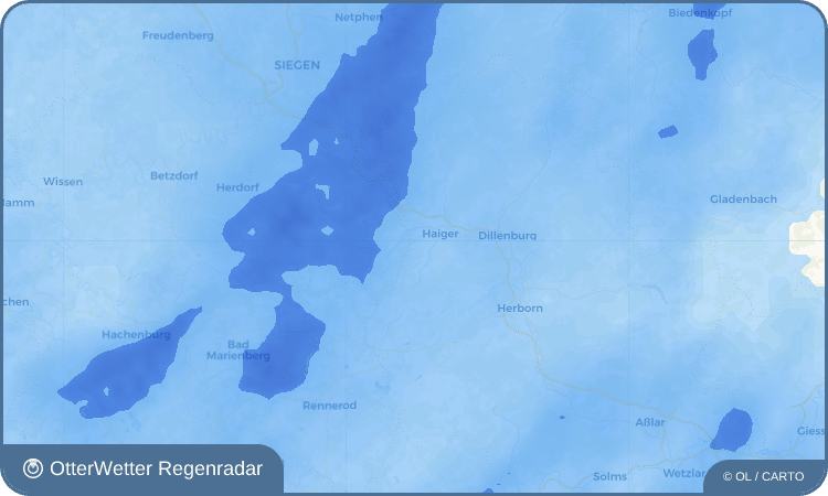 Widget-Vorschau für Flammersbach Wetter-Widget-Vorschau mit Vorhersagedaten für Flammersbach