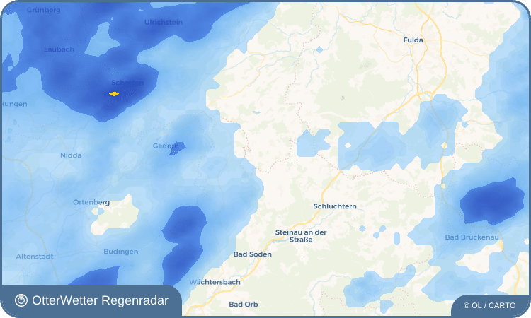 Wetter-Widget-Vorschau mit Vorhersagedaten für Fleschenbach