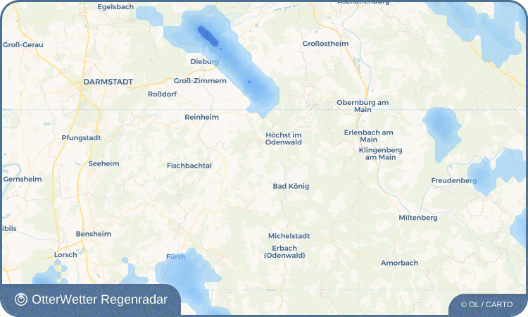 Widget-Vorschau für Forstel Wetter-Widget-Vorschau mit Vorhersagedaten für Forstel
