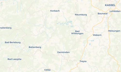 Regenradar Vorschaubild - Aktuelle Niederschläge in Frankenau und Umgebung
