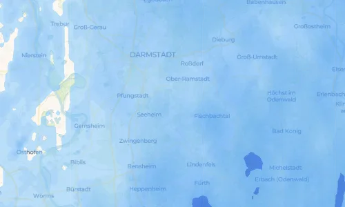 Regenradar Vorschaubild - Aktuelle Niederschläge in Frankenhausen und Umgebung