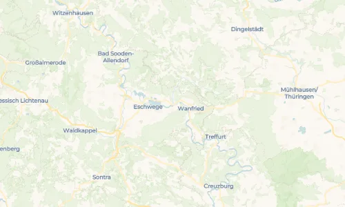 Regenradar Vorschaubild - Aktuelle Niederschläge in Frieda und Umgebung