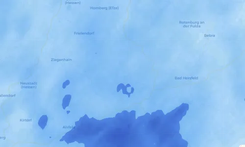 Regenradar Vorschaubild - Aktuelle Niederschläge in Friedigerode und Umgebung