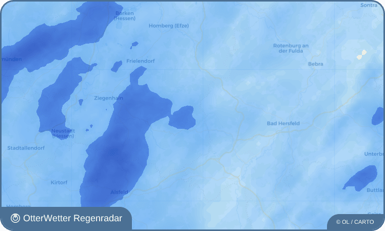 OtterWetter Regenradar-Widget Friedigerode