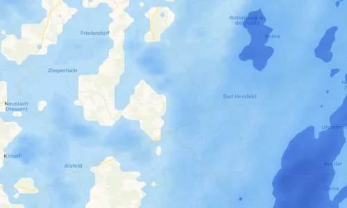 Regenradar Vorschaubild - Aktuelle Niederschläge in Frielingen und Umgebung
