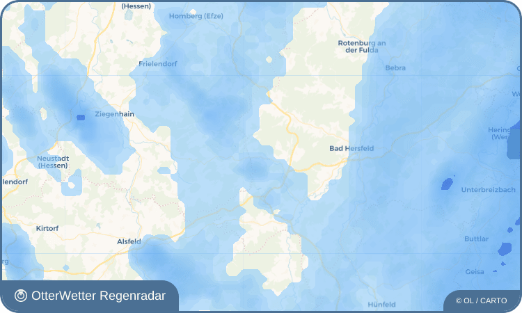 OtterWetter Regenradar-Widget Frielingen