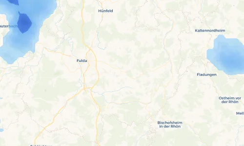 Regenradar Vorschaubild - Aktuelle Niederschläge in Friesenhausen und Umgebung