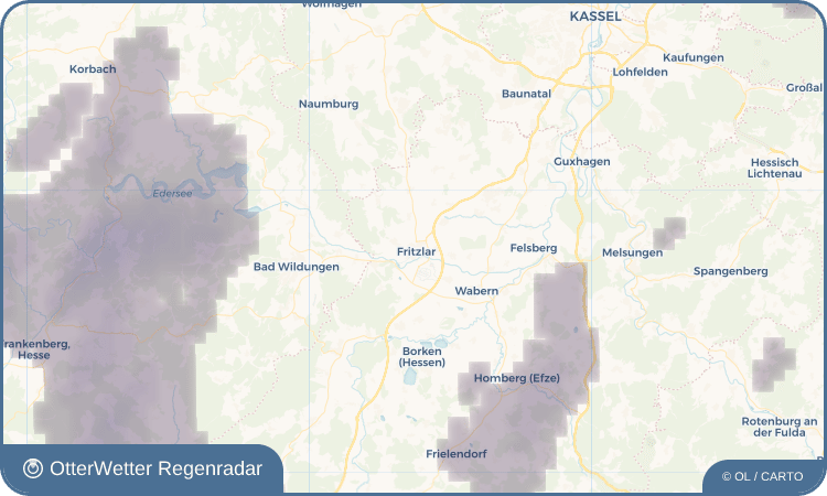 OtterWetter Regenradar-Widget Fritzlar