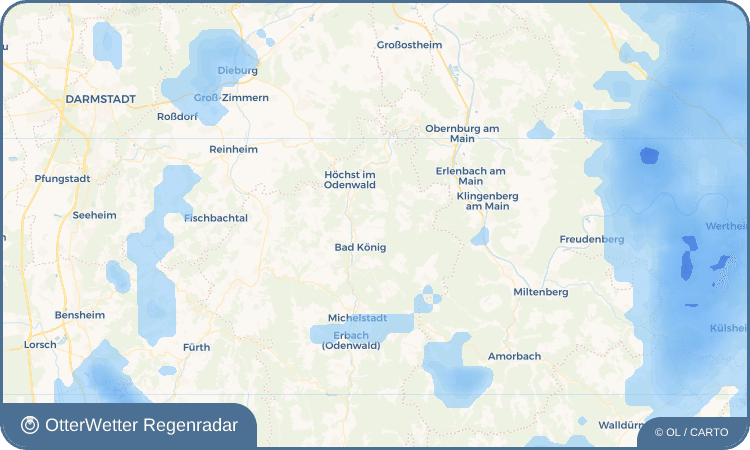 OtterWetter Regenradar-Widget Fürstengrund