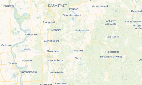 Regenradar Vorschaubild - Aktuelle Niederschläge in Gadernheim und Umgebung