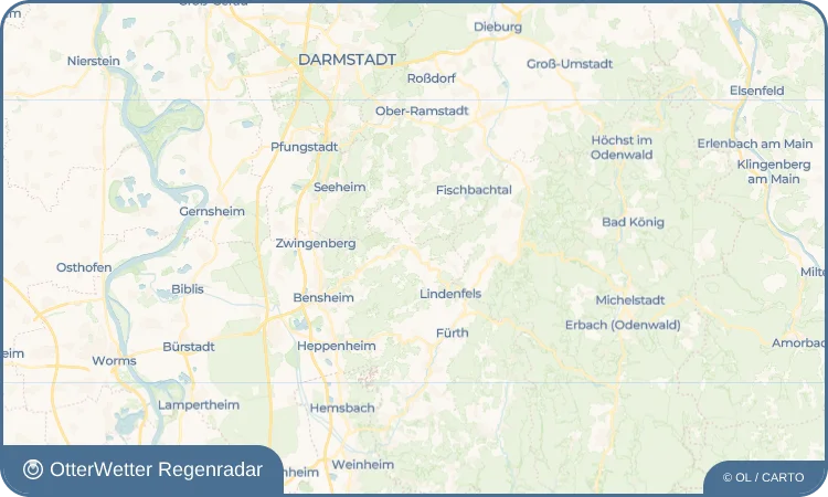 Wetter-Widget-Vorschau mit Vorhersagedaten für Gadernheim