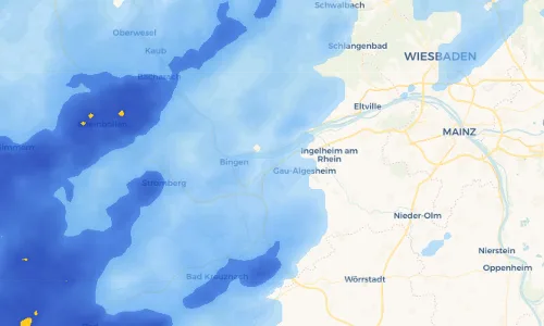 Regenradar Vorschaubild - Aktuelle Niederschläge in Gaulsheim und Umgebung