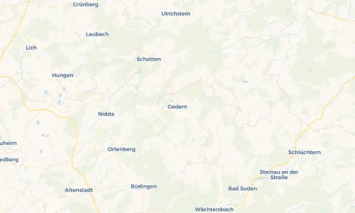 Regenradar Vorschaubild - Aktuelle Niederschläge in Gedern und Umgebung